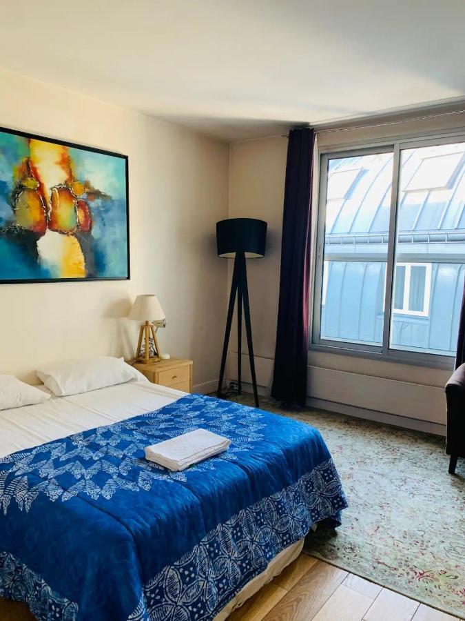 Cozy Apt Paris Centre, 5 Mins Louvre Luaran gambar